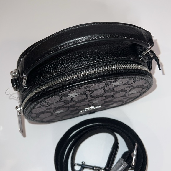 🌟NWT COACH CANTEEN CROSSBODY BAG IN SIGNATURE JACQUARD WITH STAR EMBROIDERY - Picture 10 of 15